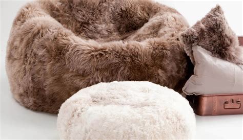 sheepskin bean bags for sale.